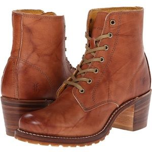 Frye Sabrina Lace-up boots